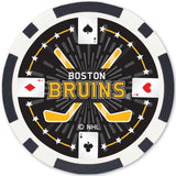 Boston Bruins 100 Piece Poker Chips