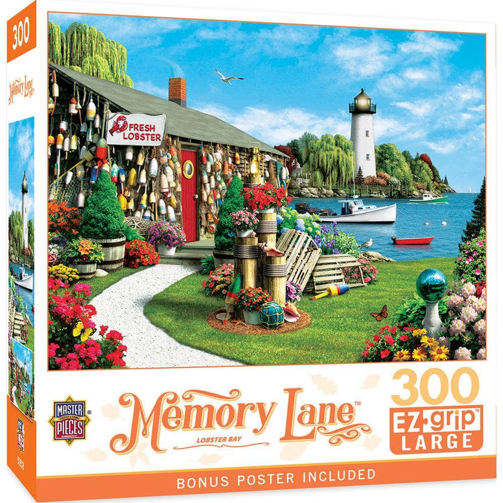 Memory Lane - Lobster Bay 300 Piece EZ Grip Jigsaw Puzzle