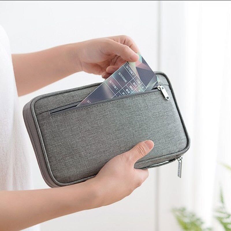 Dream Travel Family Large Passport Holder, Wallet, Ticket, and Document Case
