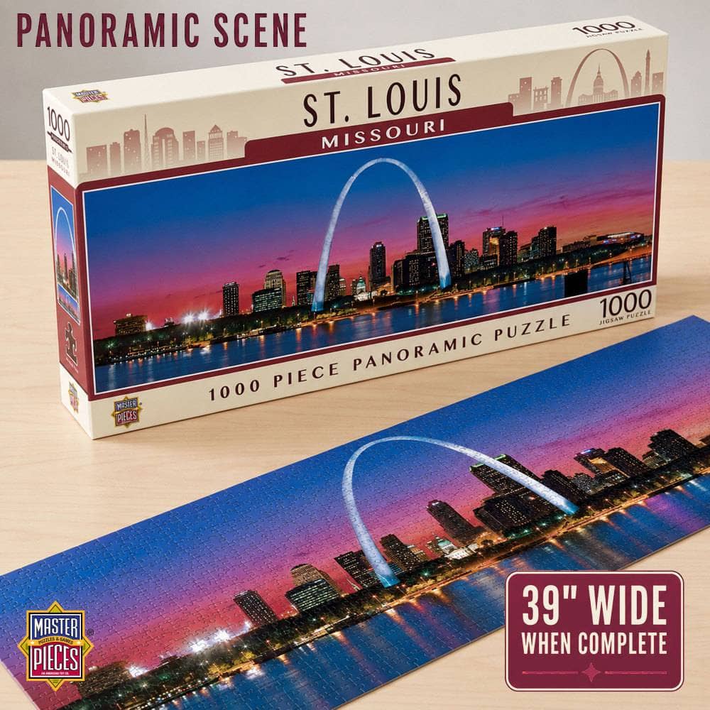 St. Louis, Missouri 1000 Piece Panoramic Jigsaw Puzzle
