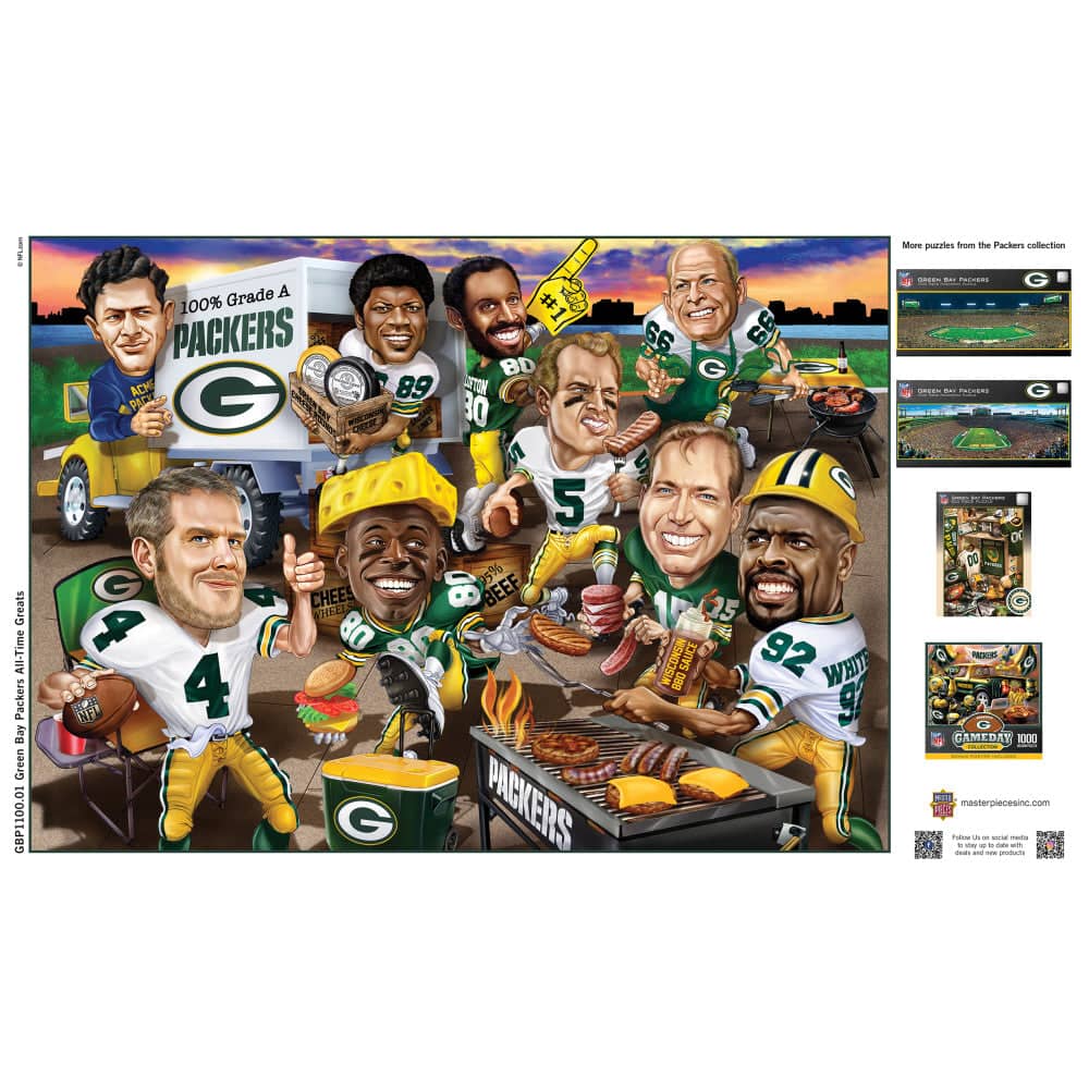 Green Bay Packers - All Time Greats 500 Piece Jigsaw Puzzle