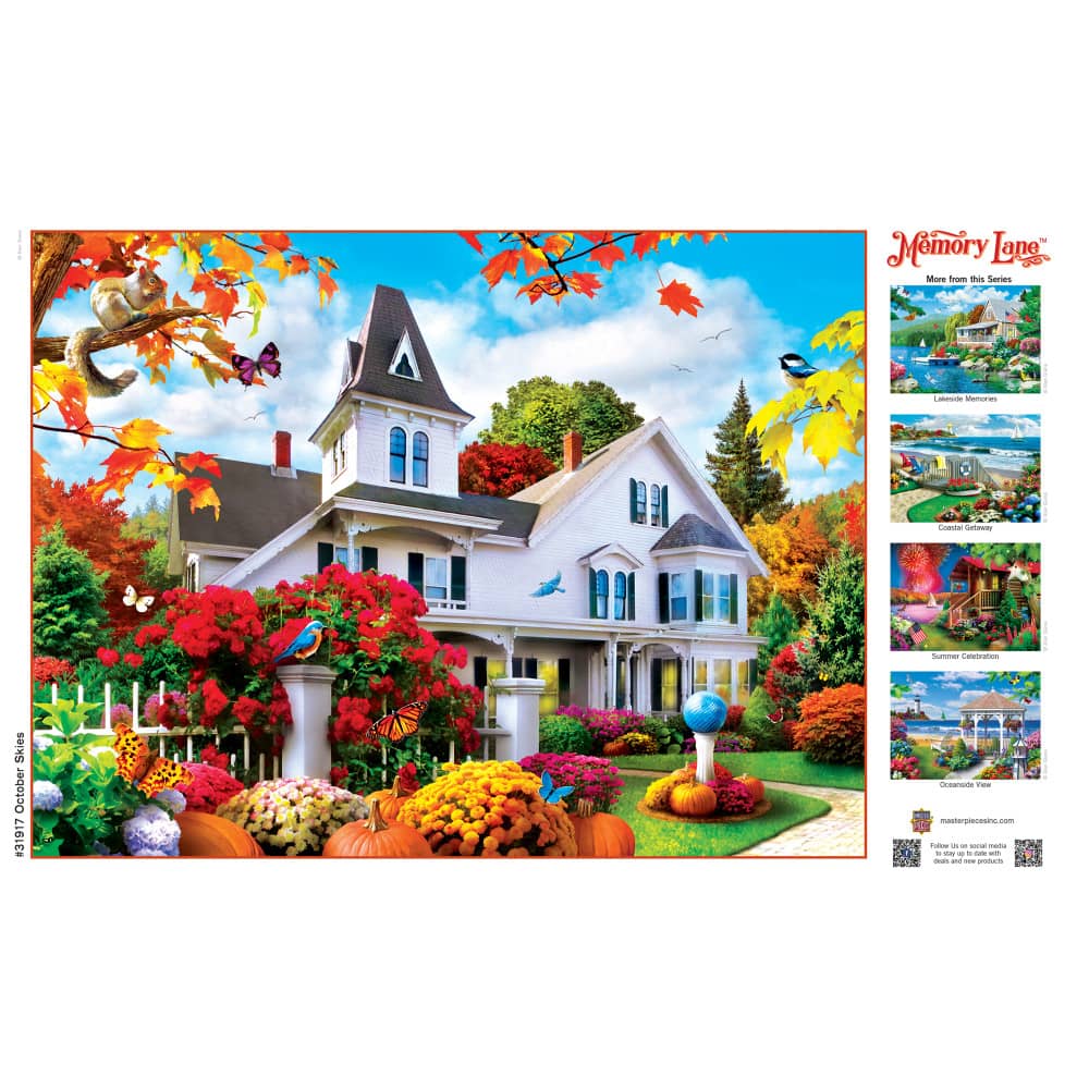 Memory Lane - October Skies 300 Piece EZ Grip Jigsaw Puzzle