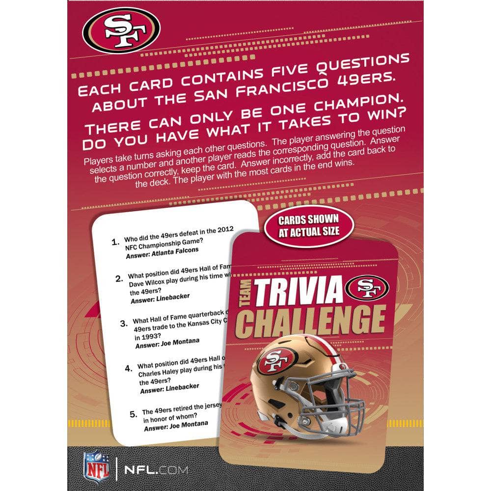 San Francisco 49ers Trivia Challenge
