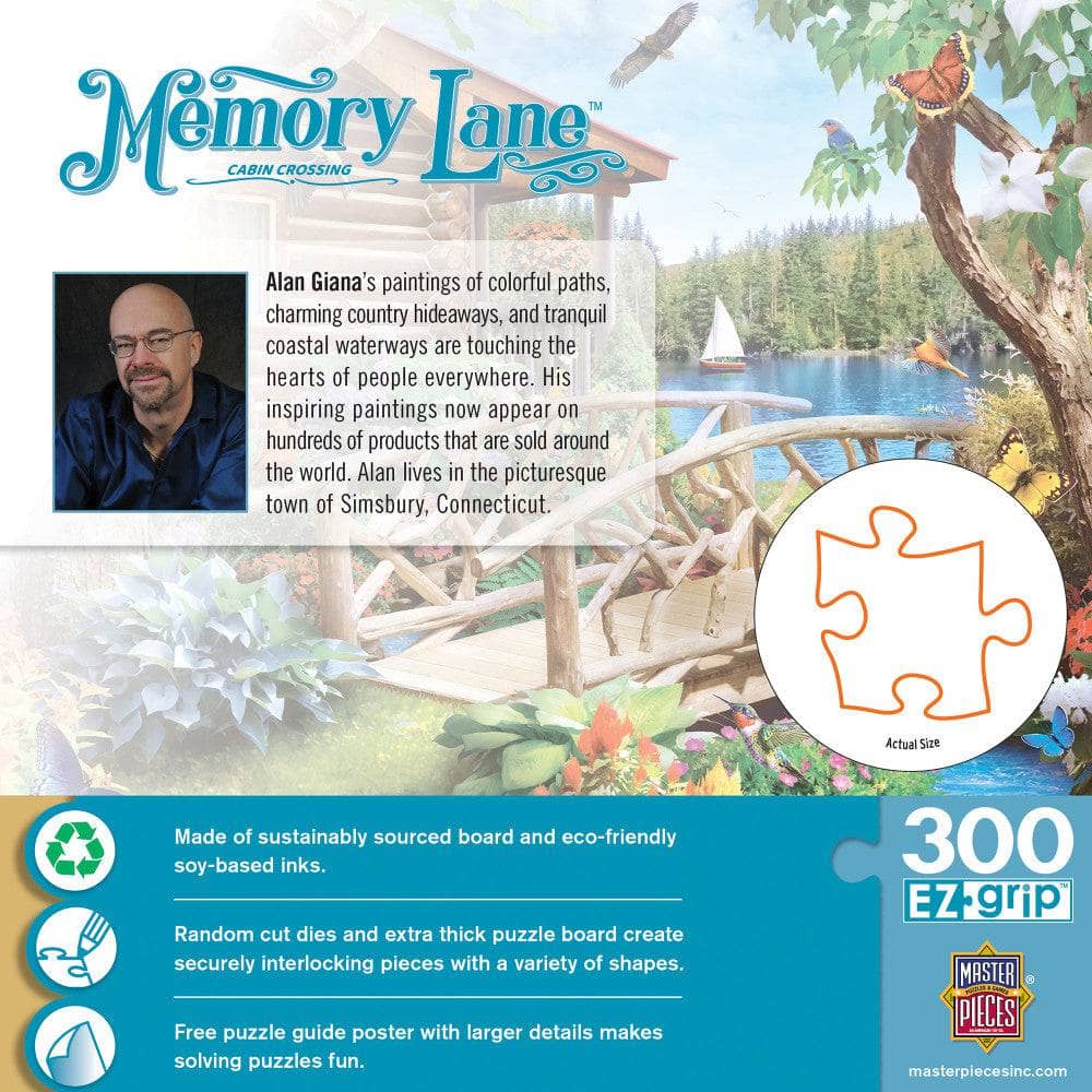 Memory Lane - Cabin Crossing 300 Piece EZ Grip Jigsaw Puzzle