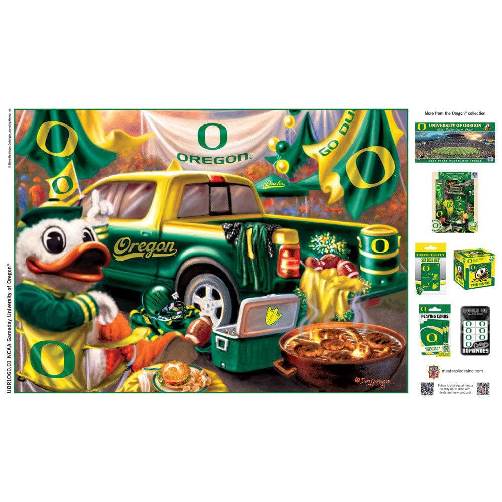 Oregon Ducks - Gameday 1000 Piece Jigsaw Puzzle