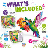 Hummingbird 100 Piece Shaped Jigsaw Puzzle