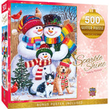 Sparkle & Shine - Family Portrait 500 Piece Glitter Jigsaw Puzzle