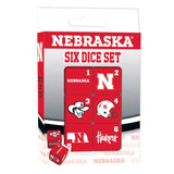 Nebraska Cornhuskers Dice Set - 19mm