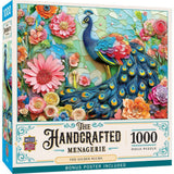Handcrafted Menagerie - The Gilded Plume 1000 Piece Jigsaw Puzzle