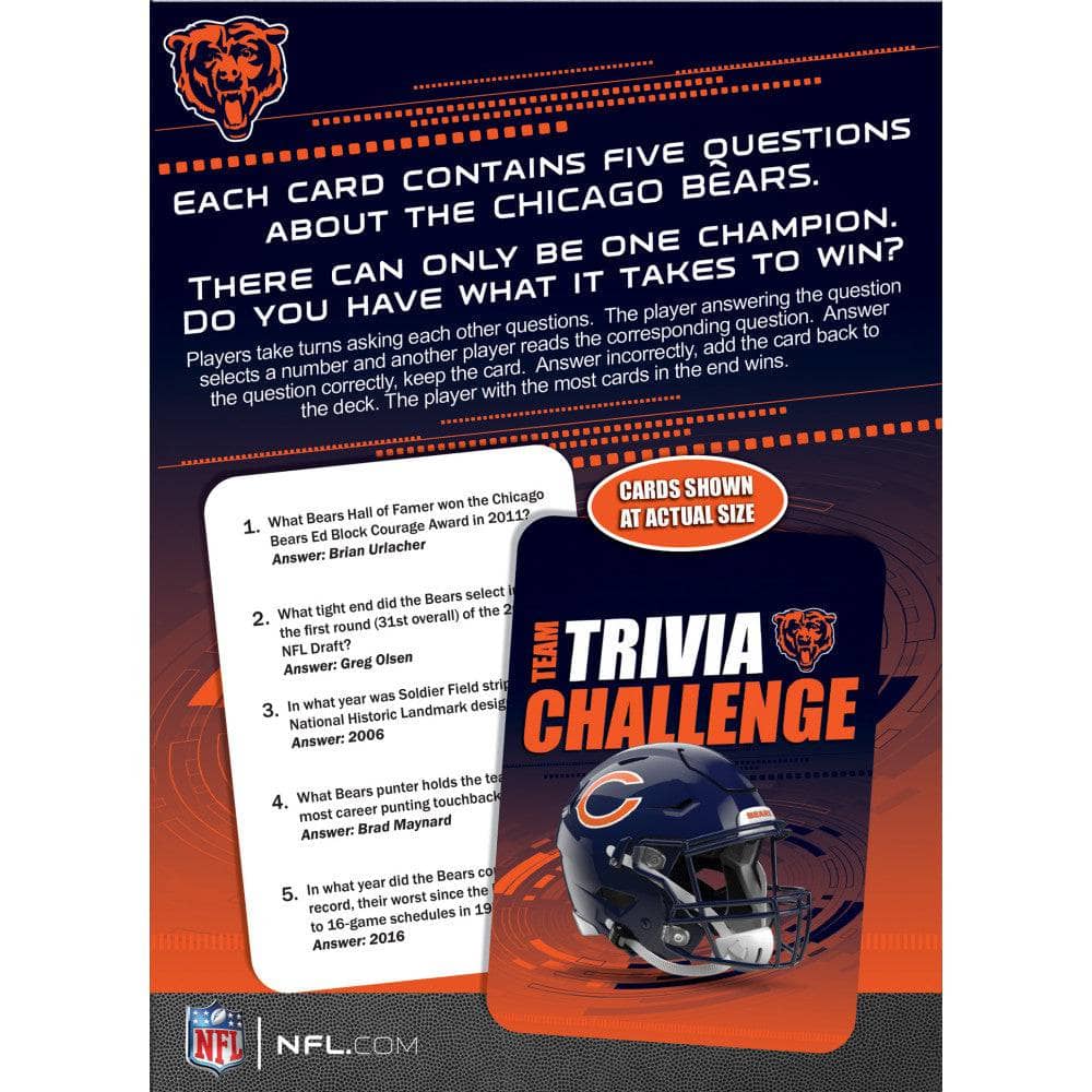 Chicago Bears Trivia Challenge