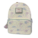 Loungefly Disney Stitch & Angel Cherry Blossom All-Over Print Mini Backpack