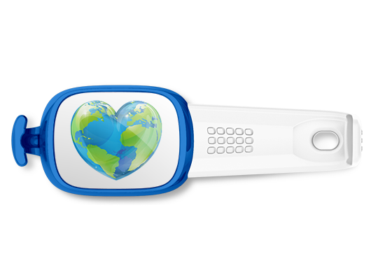 Heart Globe Stwrap