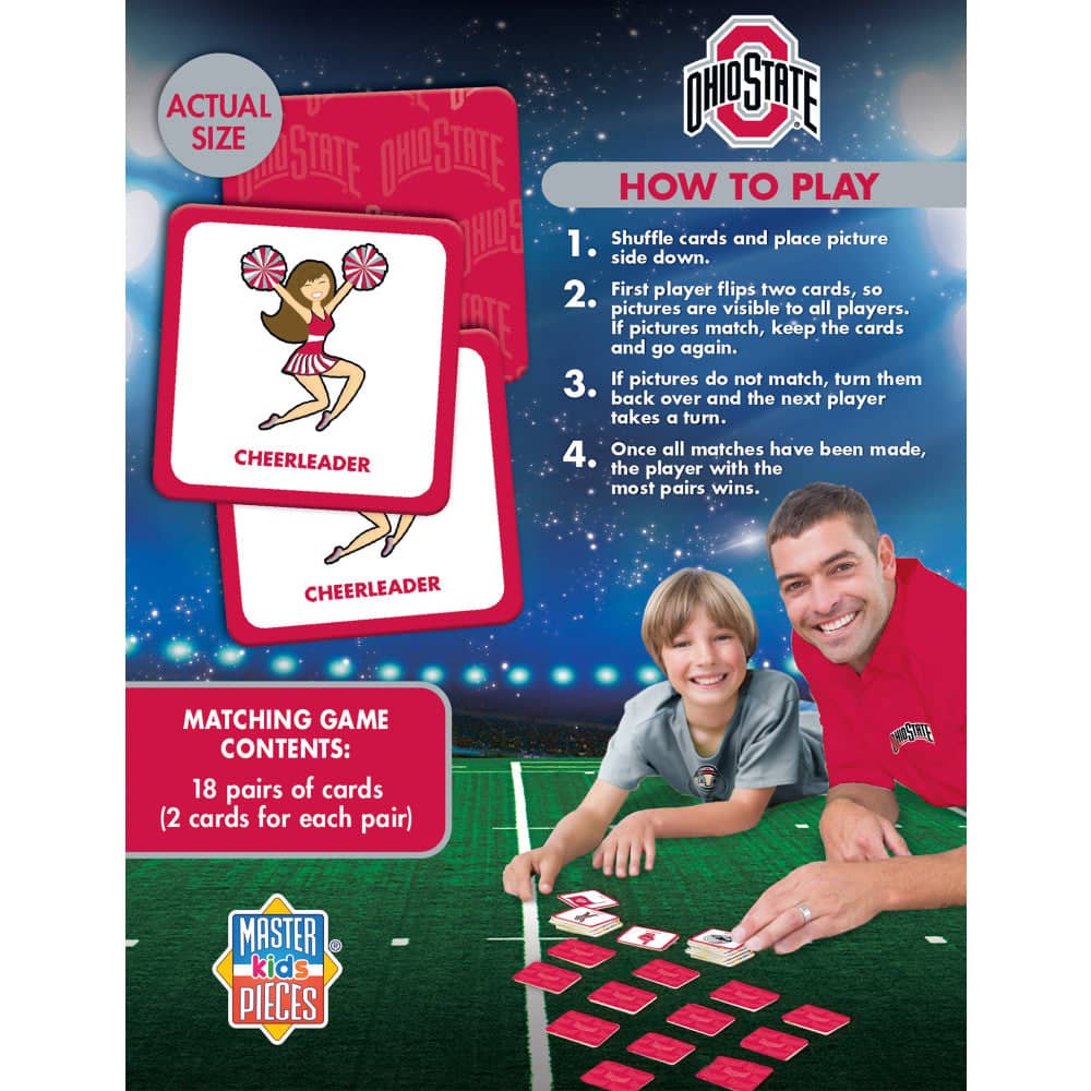 Ohio State Buckeyes Matching Game