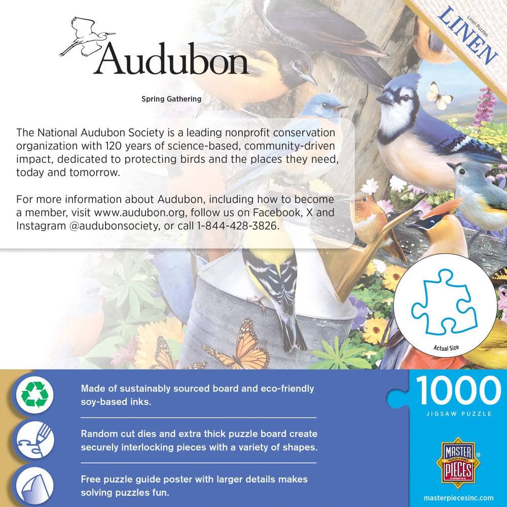Audubon - Spring Gathering 1000 Piece Jigsaw Puzzle