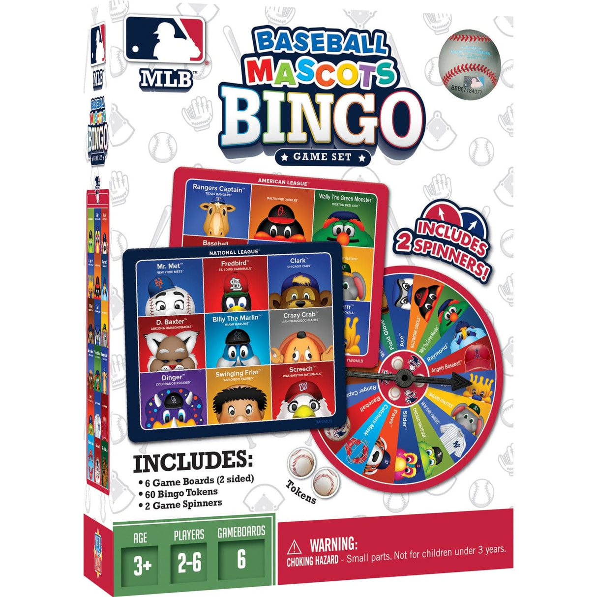 MLB - Mascots Bingo Game