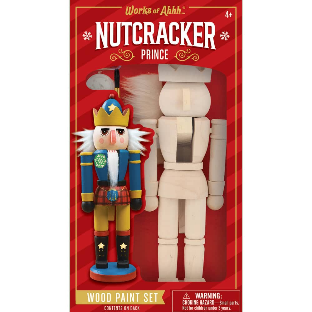 Holiday Craft Kit - Nutcracker Prince Wood Craft & Paint Kit