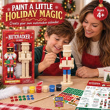 Nutcracker Calendar Wood Paint Set