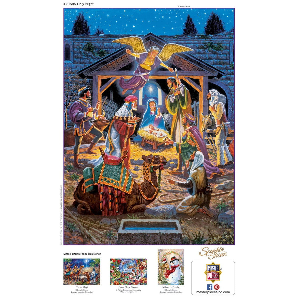 Sparkle & Shine - Holy Night 500 Piece Glitter Jigsaw Puzzle