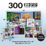 Wild & Whimsical - The Library 300 Piece EZ Grip Jigsaw Puzzle