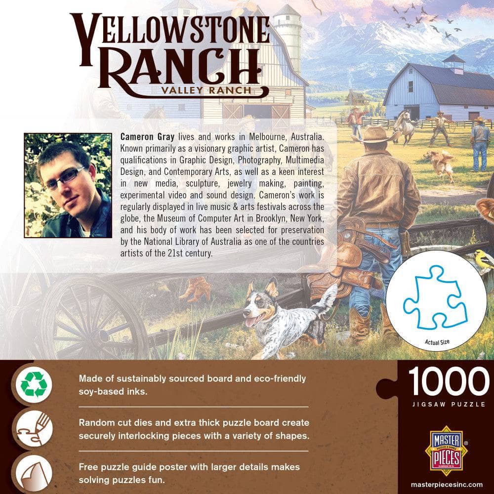 Yellowstone Ranch - Valley Ranch 1000 Piece Jigsaw Puzzle