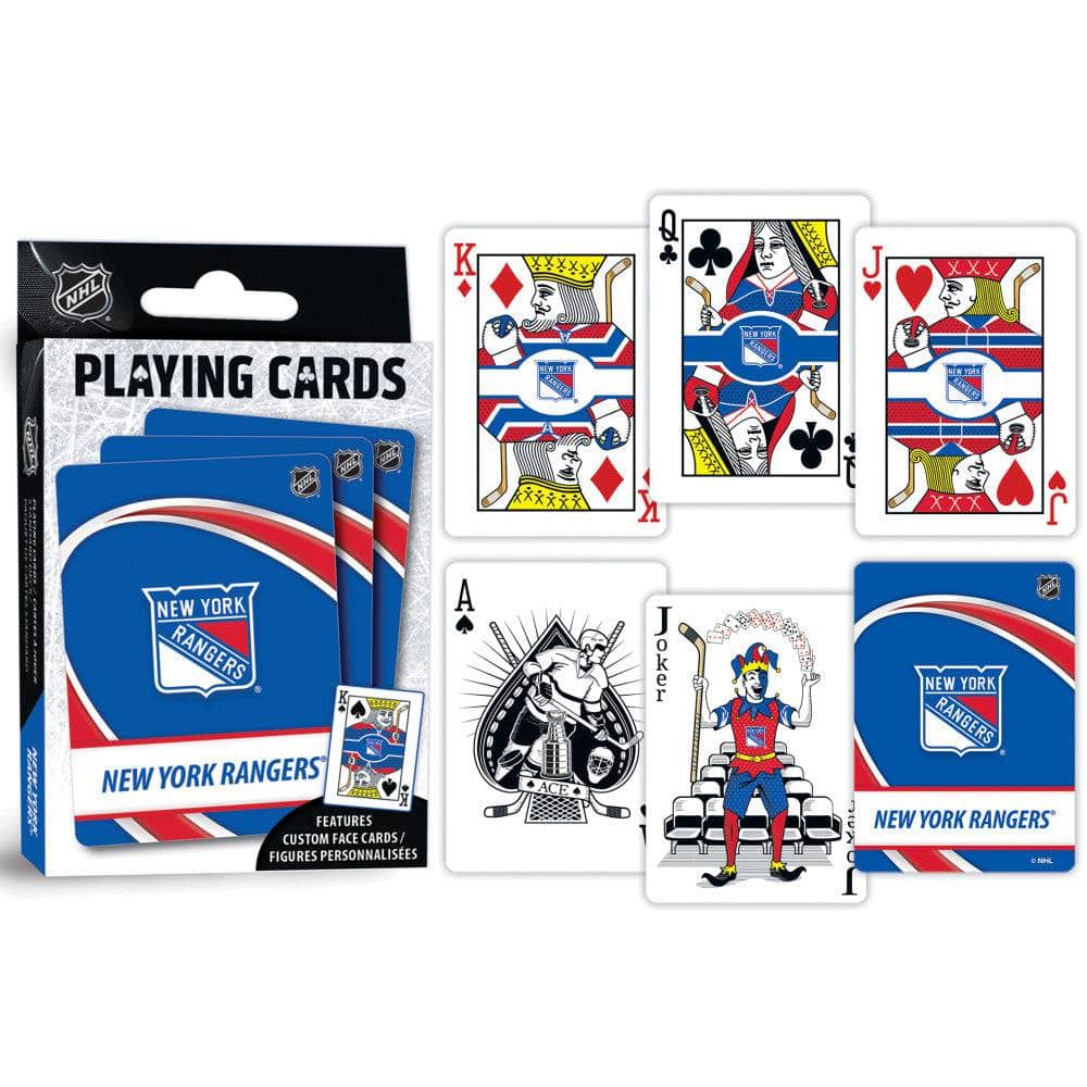 New York Rangers Playing Cards - 54 Card Deck