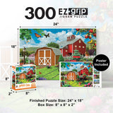 Memory Lane - Barnyard Beauties 300 Piece EZ Grip Jigsaw Puzzle