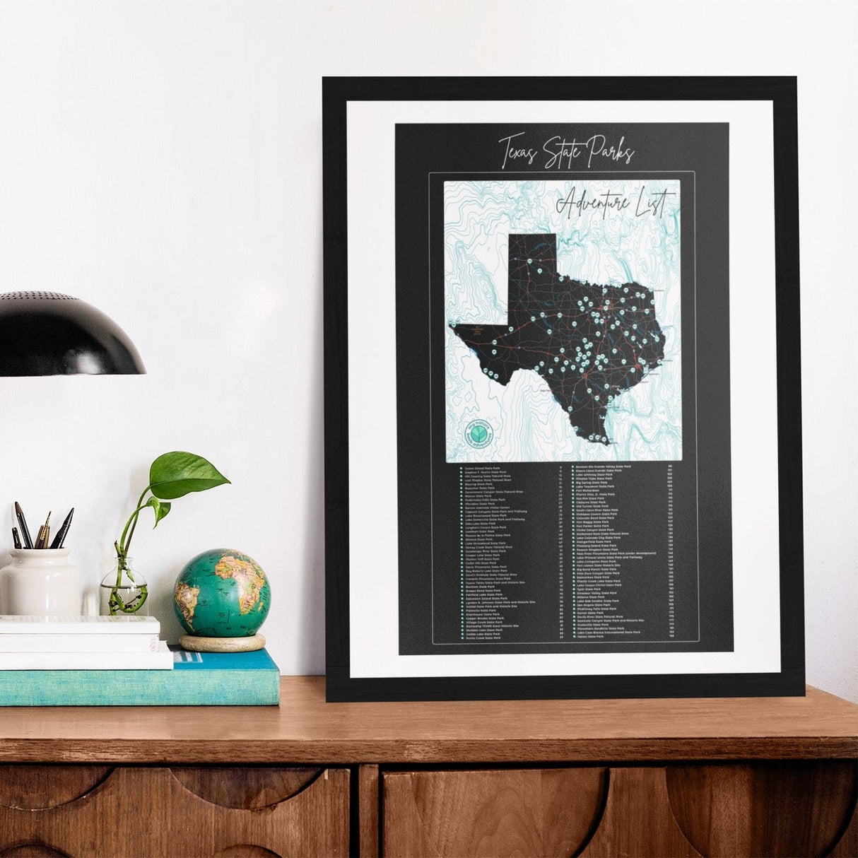 POSTER - Texas State Parks Adventure List