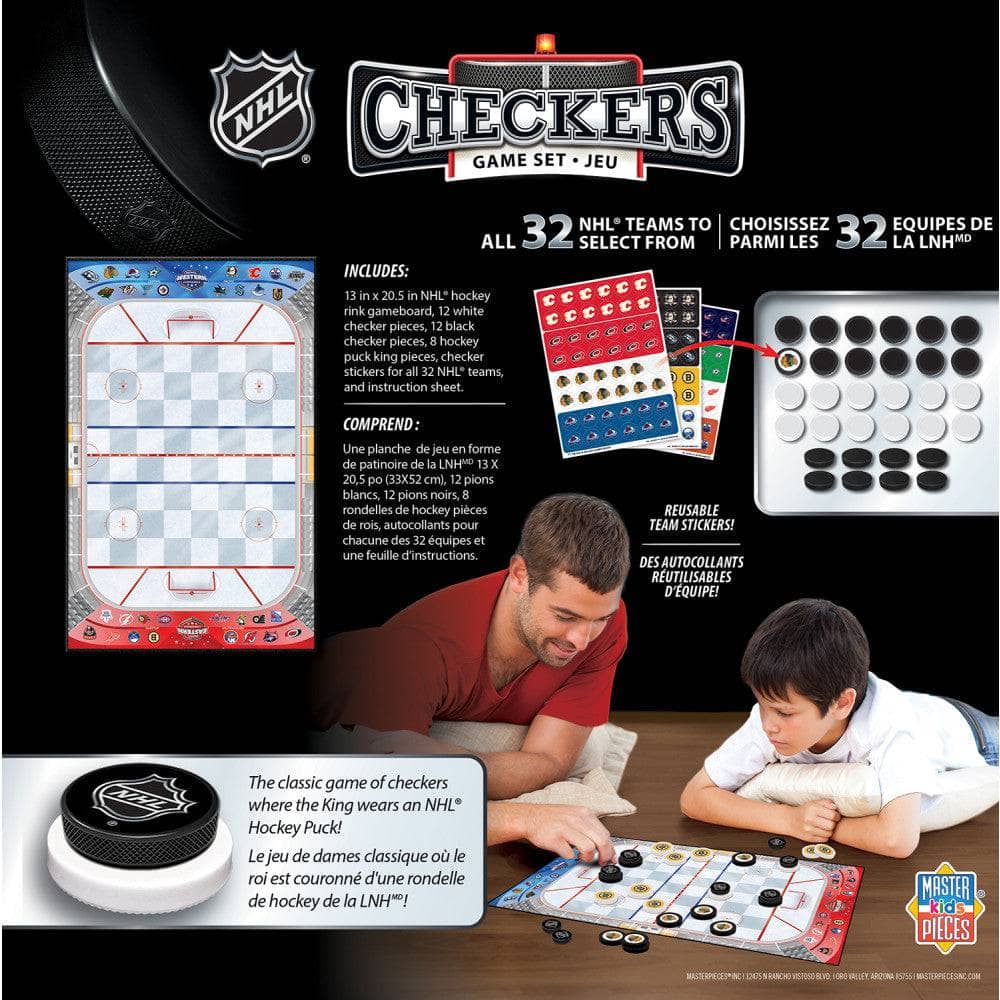 NHL - League Checkers Board Game