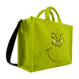 Grinch Big Face Travel Tote with Trolly Strap