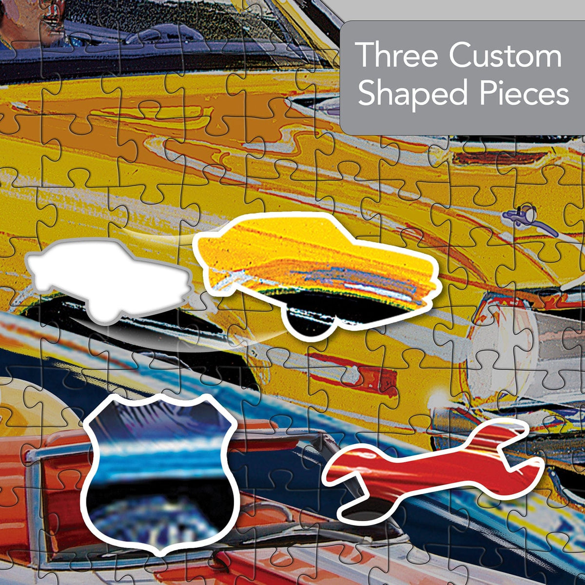 Shapes - Road Trippin 1000 Piece Shaped Jigsaw Puzzle