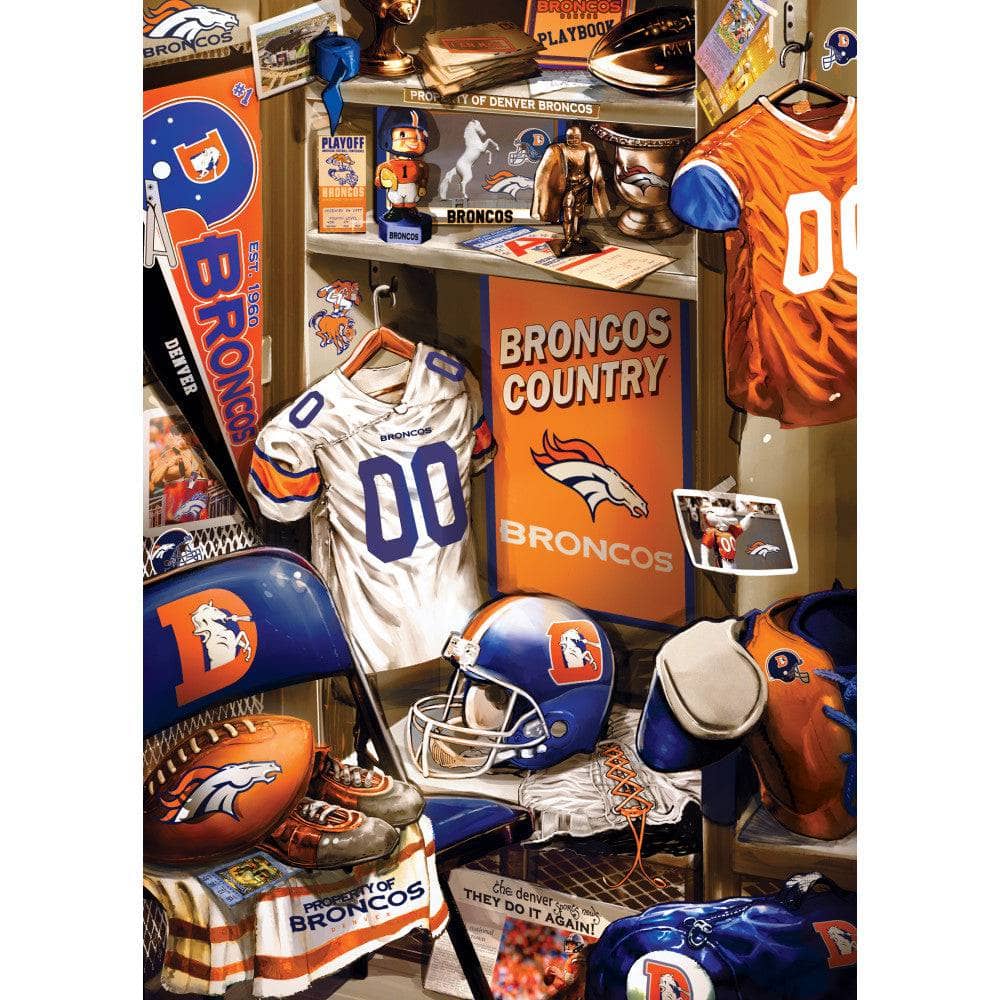 Denver Broncos - Locker Room 500 Piece Jigsaw Puzzle