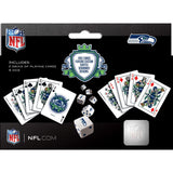 Seattle Seahawks - 2-Pack Playing Cards & Dice Set