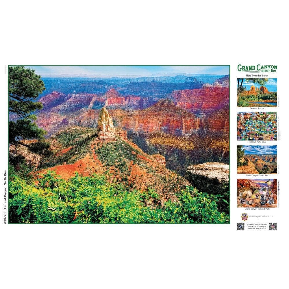 Grand Canyon North Rim 550 Piece Jigsaw Puzzle
