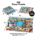 Greetings From the Beach - 500 Piece Jigsaw Puzzle