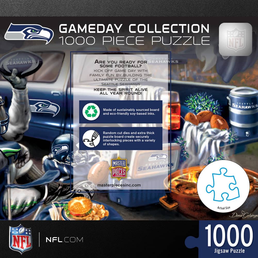 Seattle Seahawks - Gameday 1000 Piece Jigsaw Puzzle