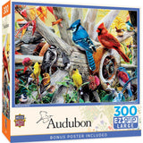 Audubon - Backyard Birds 300 Piece EZ Grip Jigsaw Puzzle