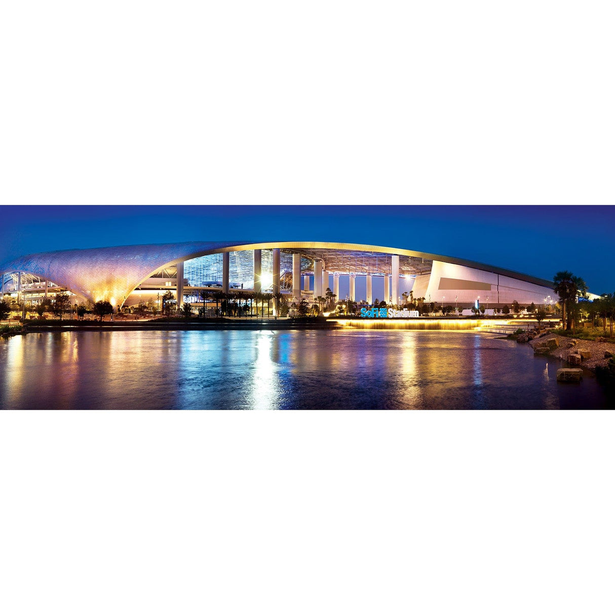 Los Angeles Rams - Stadium View 1000 Piece Panoramic Jigsaw Puzzle