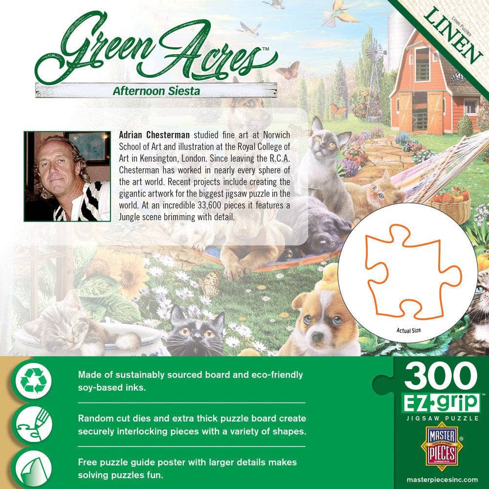 Green Acres - Afternoon Siesta 300 Piece EZ Grip Jigsaw Puzzle