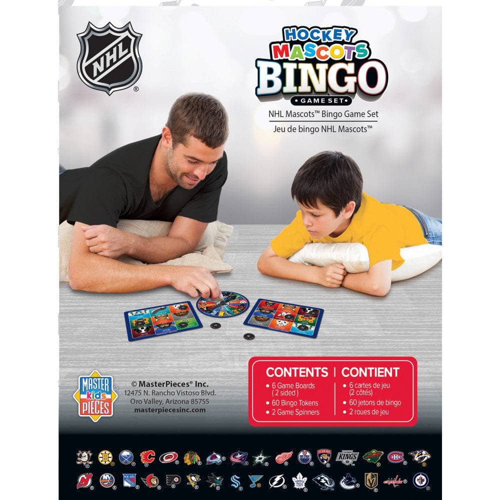NHL - Mascots Bingo Game
