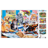 Family Time - Puzzling Gone Wild 400 Piece Jigsaw Puzzle