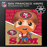 San Francisco 49ers - NFL Mascot 100 Piece Jigsaw Puzzle