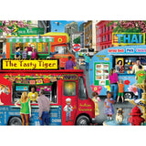 Food Truck Roundup - Block Party 1000 Piece Jigsaw Puzzle