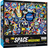 The Space Missions - 1000 Piece Jigsaw Puzzle