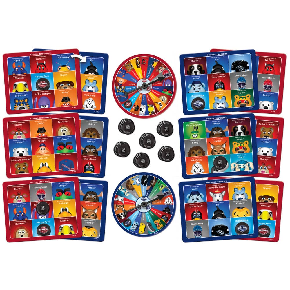 NHL Mascots Bingo Game