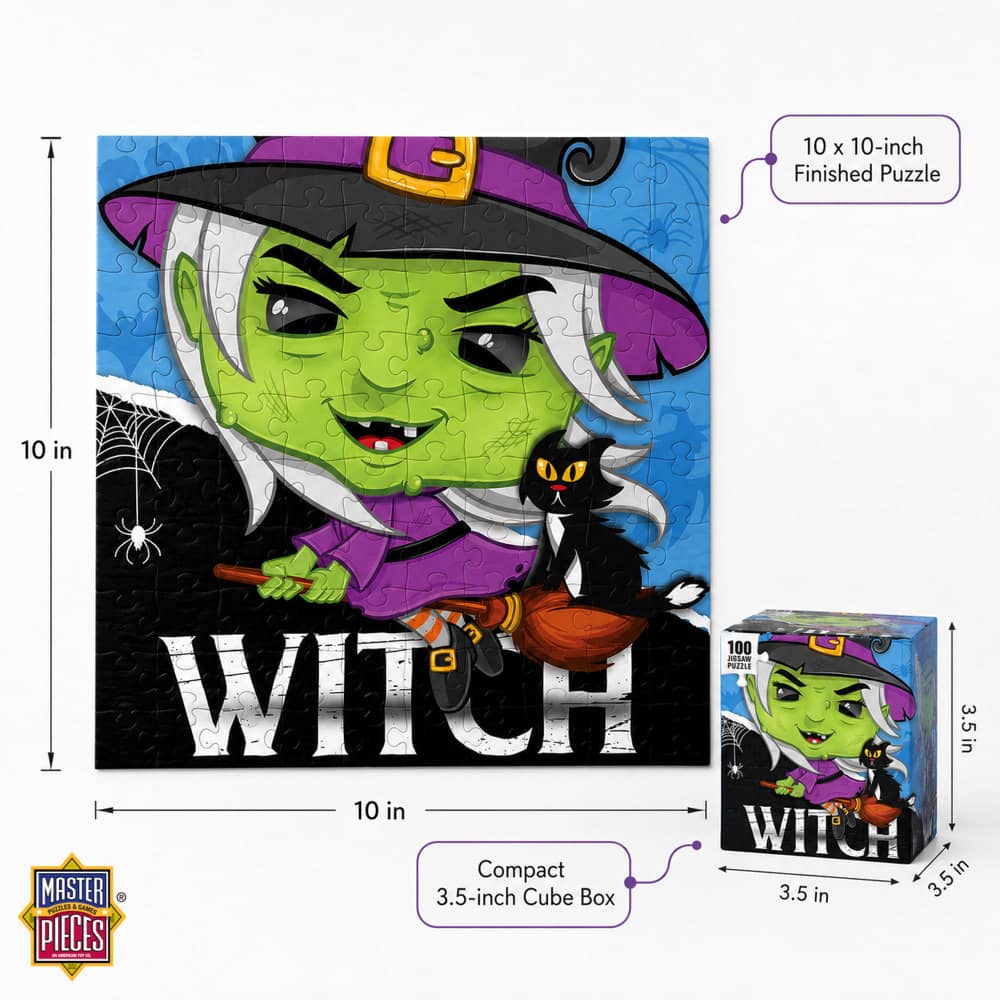 Witch 100 Piece Jigsaw Puzzle