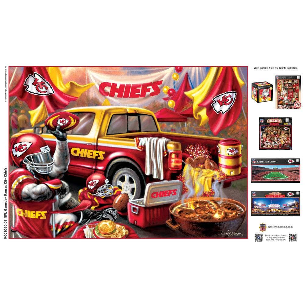 Kansas City Chiefs - Gameday 1000 Piece Jigsaw Puzzle