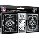 Las Vegas Raiders - 2-Pack Playing Cards & Dice Set