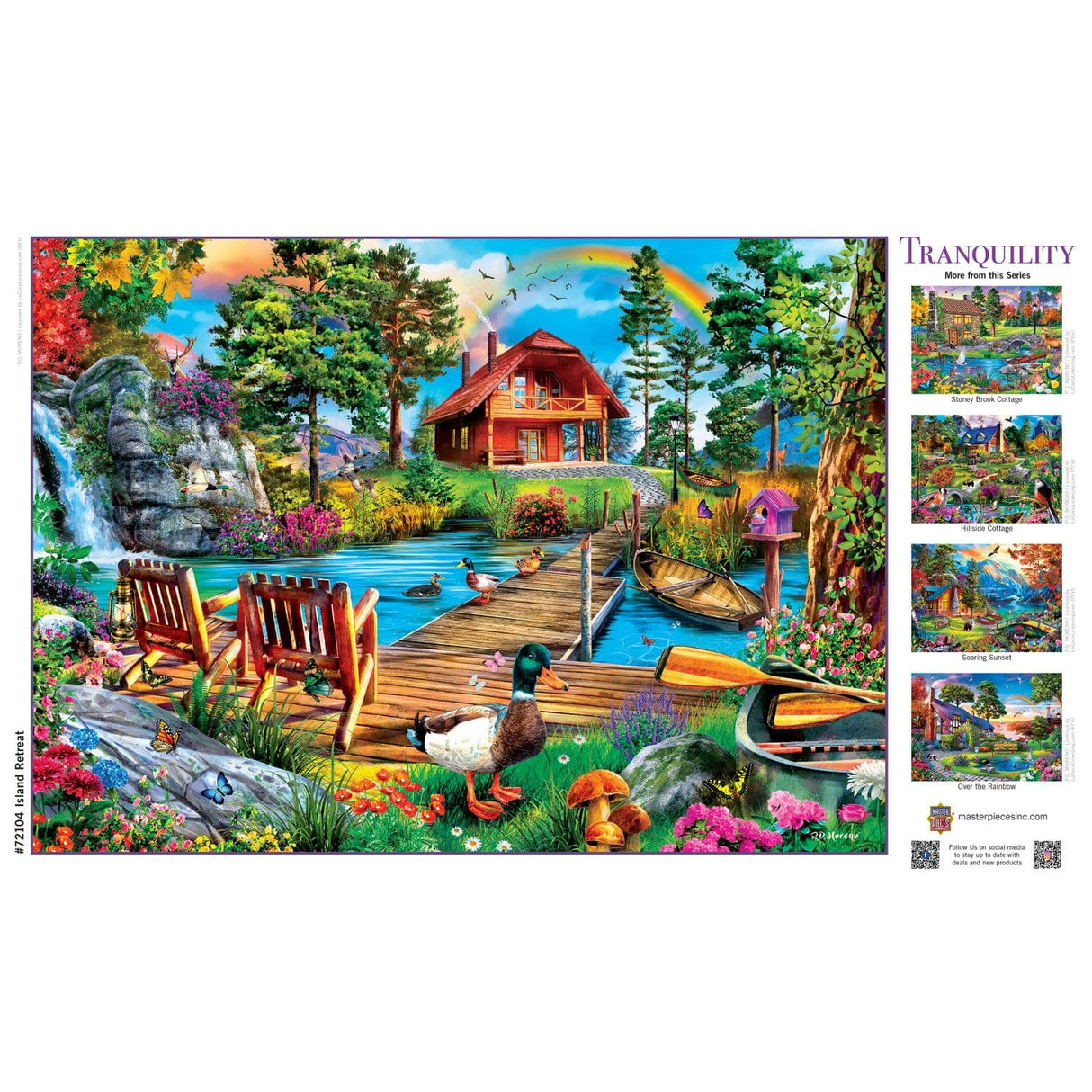 Tranquility - Island Retreat 1000 Piece Jigsaw Puzzle