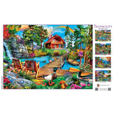Tranquility - Island Retreat 1000 Piece Jigsaw Puzzle