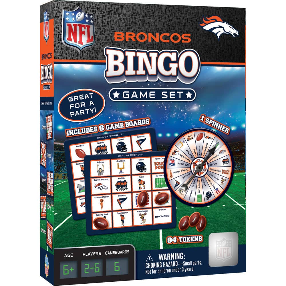 Denver Broncos NFL Bingo Game